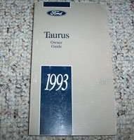 1993 Ford Taurus Owner's Manual