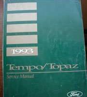 1993 Ford Tempo Service Manual