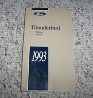 1993 Ford Thunderbird Owner's Manual
