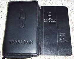 1993 Lincoln Town Car Owner's Manual Set