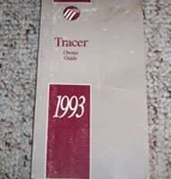 1993 Mercury Tracer Owner's Manual