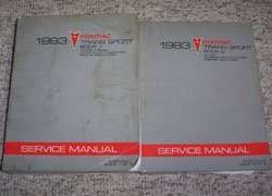 1993 Pontiac Trans Sport Service Manual