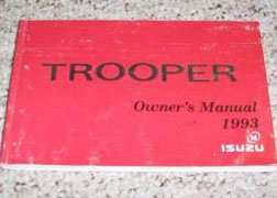 1993 Isuzu Trooper Owner's Manual