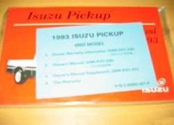 1993 Isuzu Pickup Owner's Manual