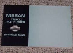 1993 Nissan Truck & Pathfinder Owner's Manual