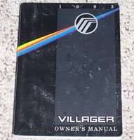 1993 Mercury Villager Owner's Manual