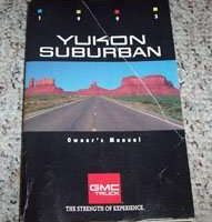 1993 GMC Yukon & Suburban Owner's Manual