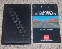 1993 GMC Yukon & Suburban Owner Operator User Guide Manual Set
