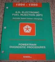 1994 Dodge Ram Truck 8.0L EFI (MPI) Powertrain Diagnostic Procedures