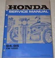 1995 Honda CB1000 Motorcycle Service Manual