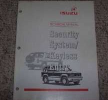 1994 Isuzu Trooper Security System & Keyless Entry Manual