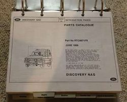 1998 Land Rover Discovery Parts Catalog