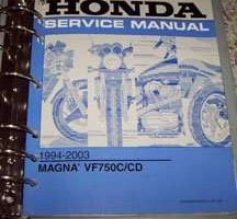 1996 Honda Magna VF750C & VF750CD Shop Service Repair Manual