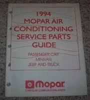 1994 Chrysler Lebaron Air Conditioning & Service Parts Guide