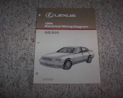 1994 Lexus GS300 Electrical Wiring Diagram Manual