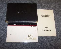 1994 Lexus ES300 Owner's Manual Set