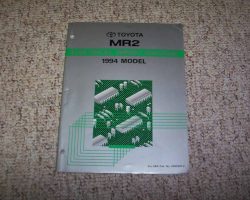 1994 Toyota MR2 Electrical Wiring Diagram Manual
