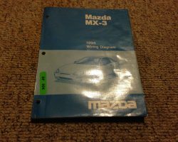 1994 Mazda MX-3 Wiring Diagram Manual