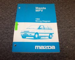 1994 Mazda MPV Wiring Diagram Manual