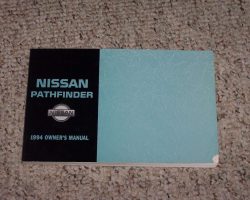 1994 Nissan Pathfinder Owner's Manual