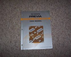 1994 Toyota Previa Electrical Wiring Diagram Manual