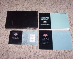 1994 Nissan Quest Owner's Manual Set