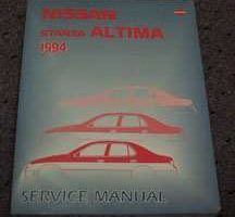 1994 Nissan Stanza & Altima Service Manual