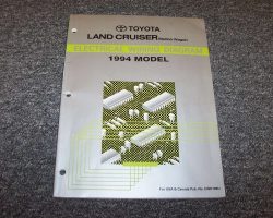 1994 Toyota Land Cruiser Electrical Wiring Diagram Manual