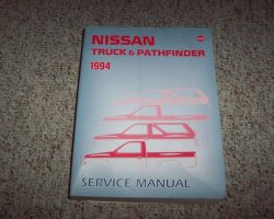 1994 Nissan Truck & Pathfinder Service Manual