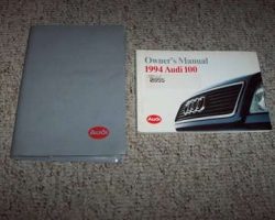 1994 Audi 100 Owner's Manual Set