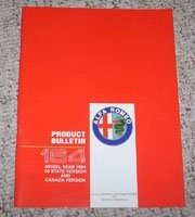 1991 Alfa Romeo 164 Service Bulletins