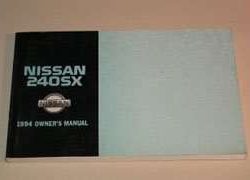 1994 Nissan 240SX Owner's Manual