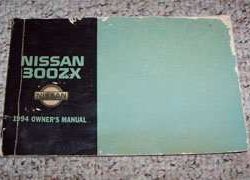 1994 Nissan 300ZX Owner's Manual