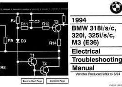 1994 BMW 318i, 318is, 318ic, 320i, 320is, 320ic & M3 Electrical Troubleshooting Manual