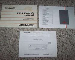 1994 Toyota 4Runner Owner's Manual Set