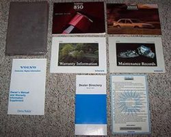 1994 Volvo 850 Owner's Manual Set