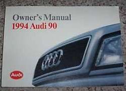 1994 Audi 90 Owner's Manual