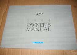 1994 Mazda 929 Owner's Manual