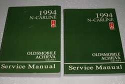 1994 Oldsmobile Achieva Service Manual