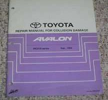 1996 Toyota Avalon Collision Damage Repair Manual