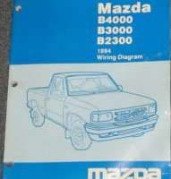 1994 Mazda B4000, B3000 & B2300 B-Series Pickup Truck Wiring Diagram Manual