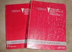 1994 Pontiac Bonneville Owner's Manual