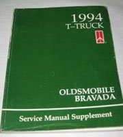 1994 Oldsmobile Bravada Service Manual Supplement