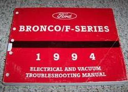 1994 Ford F-250 Truck Electrical & Vacuum Troubleshooting Wiring Manual