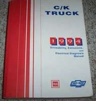 1994 Chevrolet Silverado C/K Pickup Truck & Suburban Driveablity, Emissions & Electrical Diagnosis Service Manual
