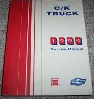 1994 Chevrolet C/K Pickup Truck & Suburban Shop Service Repair Manual