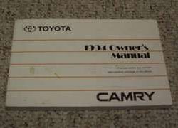 1994 Toyota Camry Owner's Manual