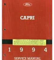 1994 Mercury Capri Service Manual