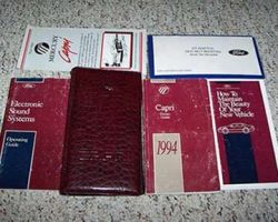 1994 Mercury Capri Owner's Manual Set