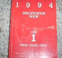 1994 Mercury Sable Specifications Manual